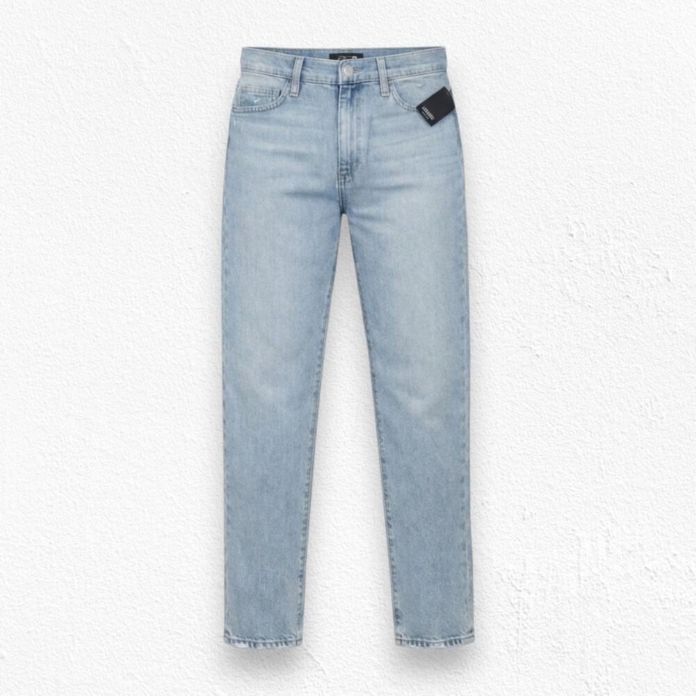 Joe's Jeans Light Wash Distressed Tomboy Slim Ankle Crop Straight Jeans Size 31
